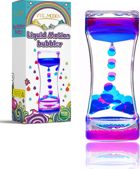 YUE MOTION Liquid Motion Bubbler - Handheld Oil Timer, Calming Toys for Kids and Adults, Sensory Relaxing Toys