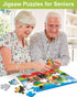 6 Pack 48 Yigney Large Piece Jigsaw for Seniors Alzheimer Products for Elderly Dementia Activities Memory for Patients