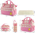 Diaper Bags Tote Set for Boys and Girls - Portable Nappy Changing Bags, Large 5PCS Travel Diaper Bag Set