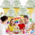 YOTHORN 6 Party,Summer Summer 3) Pcs Ice Cream Balloons, Giant Ice Cream Cone Foil Balloon for Party Decorations