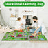 5' 2.7' Capslpad Kids Rug Educational Play Rug x Traffic Road Kids Play Car Mat Large Learning Play Game Area Rug Kids