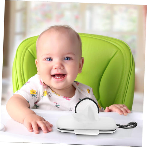Travel-Friendly Reusable Wipes Dispenser for Diaper Bags