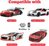 HobbyPark 12mm Hex Hard Plastic RC Drift Wheels and Tires Set of 4 for 1/10 Scale Tamiya HPI Traxxas Kyosho Redcat HSP