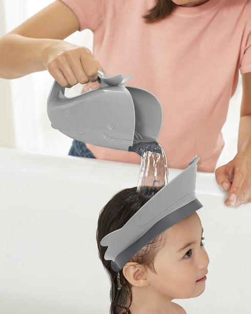 Skip Hop Moby Bath Visor, Baby Shower Cap, Grey