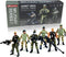 Army Men Soldiers Toy for Boys Age 4-7, Military Playset with Action Figures and Weapons