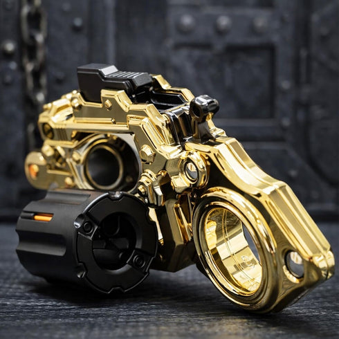 Generic Metal Fidget Toys Gun Adults - Alloy Fidget Slider Clicker Spinner & Launcher Toy EDC Fidget Gun with Bullets