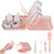 YomauiYee Baby Bottle Brush Set-6 in 1 Bottle Brush Cleaner with Silicone