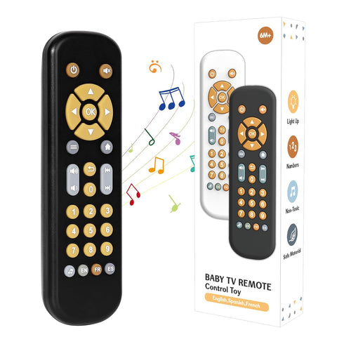 Orzbow Baby Remote Control Toy for 6 Months+ with Music, TV Remote