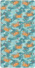 Jynexis Crabs Underwater Blue Print Baby Crib Sheets, Cotton Fitted Crib Sheet, Soft