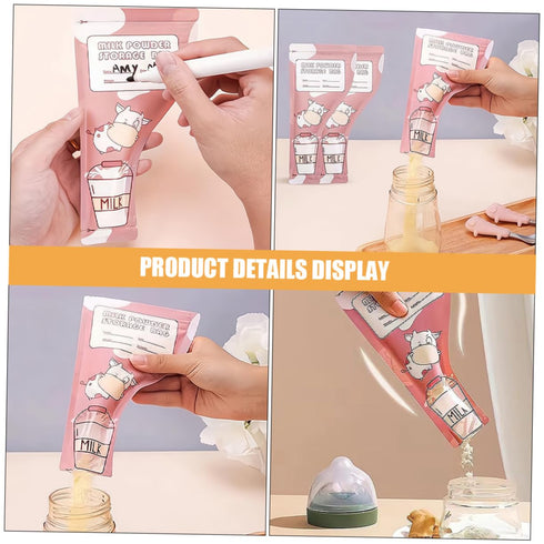 Generic 30pcs Portable Milk Powder Storage Bags Eco-Friendly Disposable Containers for Formula Travel-Friendly
