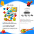 utoyz Set 17 2 1 Ferry Boat Kids Bath Toy Pcs Toddler Pool Toys with Stacking Cups, Toy Ferry Boat, Train, Cars & A