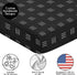 Sweet Jojo Designs Fitted Baby Crib Sheets (Black and White Boho Mudcloth) for Boys or Girls, Infant Nursery, Toddler