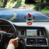 Red Solar Dancing Flower - Cute Power Flower for Car Decoration, Dashboard Swinging Doll, Home Ornament, Solar Power