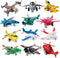 Liberty Imports Pull Back Airplanes Toys Vehicle Playset, Variety Pack of Helicopters,
