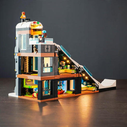 VONADO LED Light Kit for Lego Ski and Climbing Center 60366, DIY Creative Lighting Set Accessories