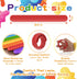 CEMECER 6 Pack Sensory Fidget Toys for Kids, Textured Silicone Slap Bracelets, Stress Relief Fidgets Toy for Anxiety