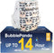 BubblePanda Overnight Diapers, Baby Diapers Nighttime Protection with Dual Absorbent Core, Wider Absorbent