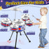 Set Set 5 3 4 5 Toy Drum for Toddlers Upgrade Drums Kit Kids Jazz Drum with Stool, Drums Percussion Musical Instruments