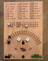 Wooden Board Game - Fun Baseball Marble Game for Family Game Night