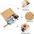 Burbuja 2 Pack, 2 Choco Ice Cream Cone Wet Dry Bags for Baby Cloth Diaper Waterproof Reusable Wet Bag with Zippered