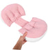 ORFOFE U-Shaped Pregnancy Support Pillow for Ergonomic Abdomen and Cushion Lightweight Nursing Pillow for Pregnant