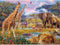 Bits and Pieces - 300 Piece Jigsaw Puzzle for Adults - ‘Savannah Animals’ by Artist Jan Patrik - 18” x 24”