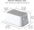 Kids Step Stool, Sturdy and Lightweight Kids Step Stool for Bathroom Kitchen Sink and Toilet Potty Training, Cute Sea