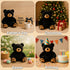 WEIGEDU Black Teddy Bear Stuffed Animals Plush Toys, Stuffed Black Bear, Teddy Bear Plush Toys for Boy Girl Kids