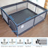 Baby Playpen, 50 x 50 inch Playard for Babies and Toddlers, Grey Baby Fence with Soft Breathable Mesh