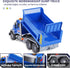 haomsj Big Dump Truck Toy Light Up & Moveable Lifting Back Garbage Push and Go Car Plastic Beach Construction Toy