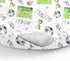 Watercolor Soccer Game Baby Nursing Pillow Covers for Boy Girl Fun Soccer Lovers Nursing Pillow Slipcovers