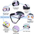 COOLBEBE Kids Travel Tray for Car Seats, Toddler Lap Desk with Dry Erase Surface, Portable Activity Table for Road