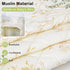 SheSeek 2 Pack 33" 17" Muslin Bassinet Sheets Waterproof Baby Bassinet Mattress Sheets Thickened Ultra Soft Fitted Crib