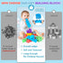 Soft Building Blocks for Toddlers, 20 PCS Large Creative Stacking Blocks, Colorful STEM Blocks for Kids 6 Months and Up