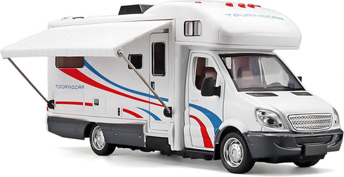 NOVAFUSION Toy Campers for Kids Toy RV,Die Cast Metal Toy Camper for 3
