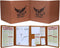 DND DM Screen 5e | Deluxe Leather 4-Panel Customizable Magnetic Panel Game Master Screen