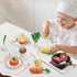 Sets Set 3-5, Wooden Play Food for Kids Kitchen, Farm to Table Play Kitchen Accessories, Cooking for Kids Pretend