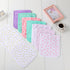 Burp Cloths for Baby Girls, Organic Cotton Large Extra Absorbent Soft Burping Rags, 8 Pack for Newborns
