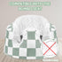 Green Checkered Nursing Pillow Cover & Bumbo Seat Protector