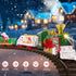 Set Set 3-12 TERRAMUS Christmas Train - Hanging Train Toys with Smoke Light & Sound for Boys Girls,Train Around Under
