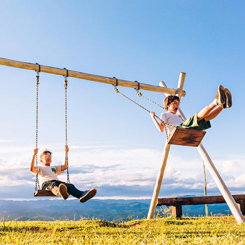 Heavy Duty Swing Hanger Accessories for Wooden Swing Sets, 2 Pcs Snap Hooks for Indoor/Outdoor Playground