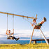 Heavy Duty Swing Hanger Accessories for Wooden Swing Sets, 2 Pcs Snap Hooks for Indoor/Outdoor Playground