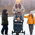 Pea Pod Baby Car Seat Blanket Stroller Footmuff Bunting Bag, Baby Sleeping Bag Fleece Plush Swaddle Blanket for Cold