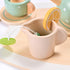 MONT PLEASANT 15pcs Wooden Tea Set for Little Girls, Toddler Play Kitchen Accessories, Play Food Playset for Kids Tea
