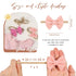 10 PCS Handmade Baby Girl Headbands and Bows, Soft Elastic Nylon Hairbands Hair Accessories for Infant Toddler