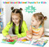 8 Pack Kids3-5, 9 Zeoddler Wooden Puzzles for Toddlers, Insect Animal Jigsaw Puzzles for Pieces Preschool Learning