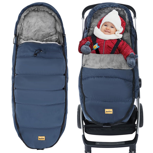 Zooawa Stroller Bunting Bag Universal, Waterproof Baby Stroller Footmuff, Stroller Sleeping Bag
