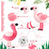Skylety 8 Pcs 6 Inch Plush Flamingo Party Favors - Small Stuffed Animal Toy for Birthday Supplies