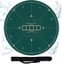 CONTINUE 47 x 47 Inch Anti-Slip Rubber Poker Table Mat for 8 Players with Carrying Bag for Texas Hold'em, Blackjack,