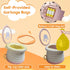 Portable, Foldable Potty seat for Toddler, Training Toilet Seat Emergency Toilet The Bottom Has the Function of Storing
